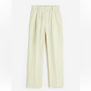 NWT tapered linen blend pants